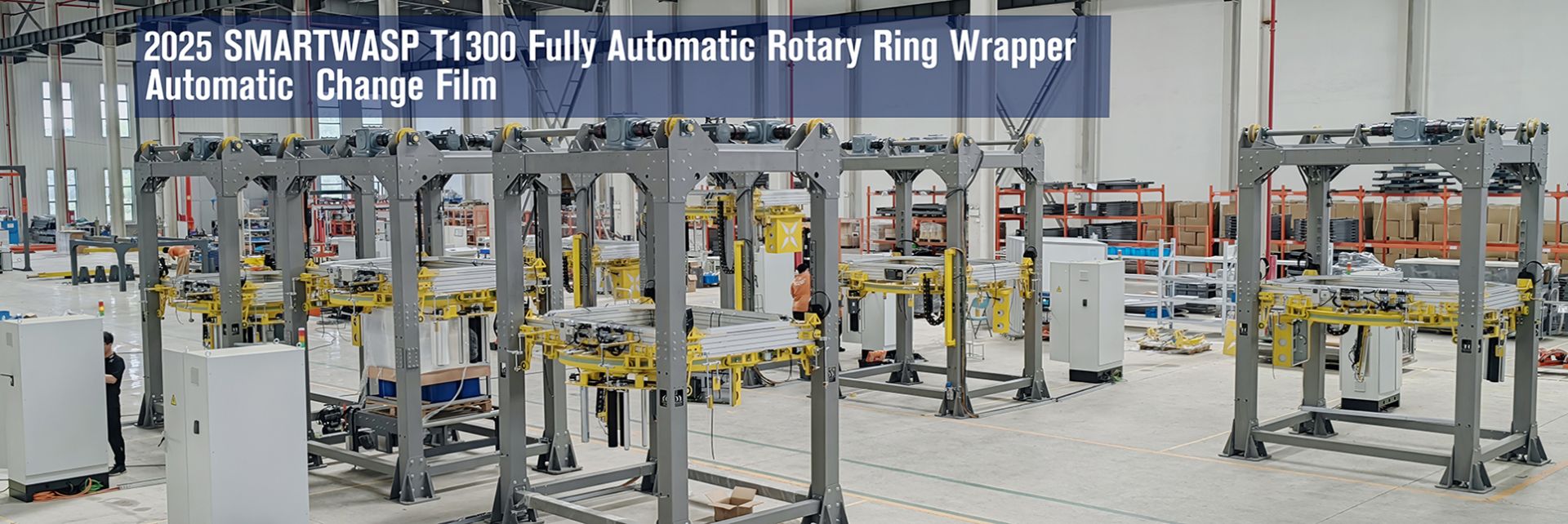 T1300 Rotray Ring Pallet Wrapping machine
