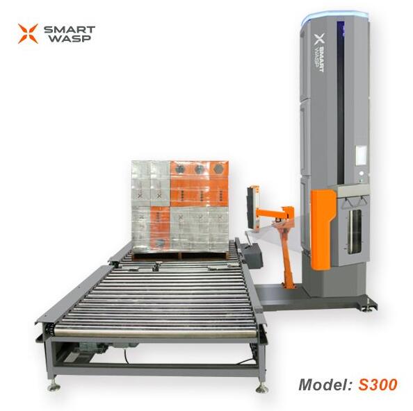 Simplify your pallet wrapping process with our Pallet Wrapper, featuring intuitive controls for a user-friendly experience.