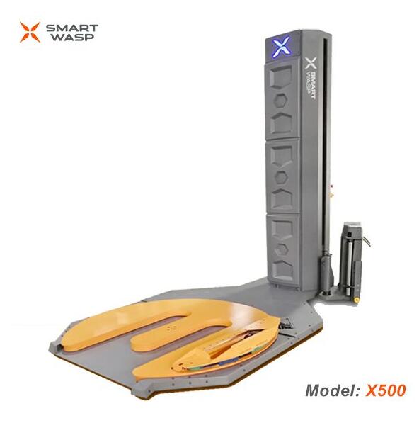 Experience the user-friendly design of our Stretch Wrapping Machine, simplifying the pallet wrapping process for increased efficiency.