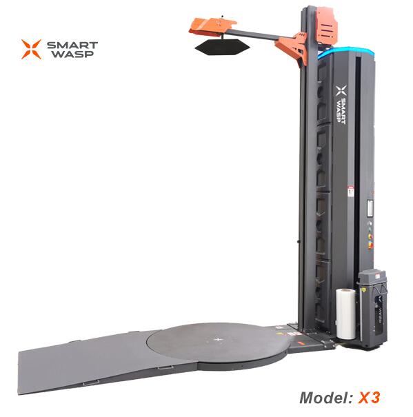 Experience the precision of our Pallet Wrapping Machine, delivering tightly wrapped pallets and ensuring the safety of your goods in transit.