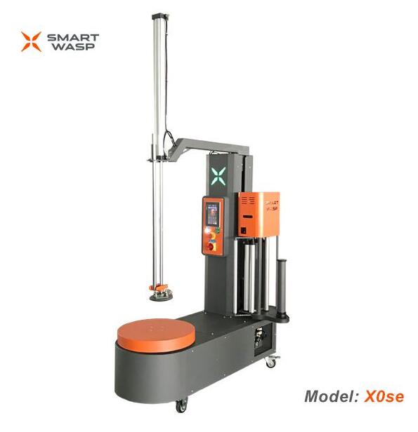 Experience ease of operation with our Stretch Wrapping Machine, featuring user-friendly controls for a seamless and efficient pallet wrapping process.
